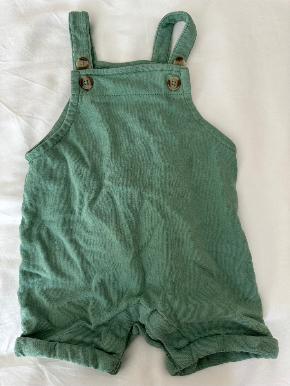 Hanna Andersson - Green Cotton Kids Overalls